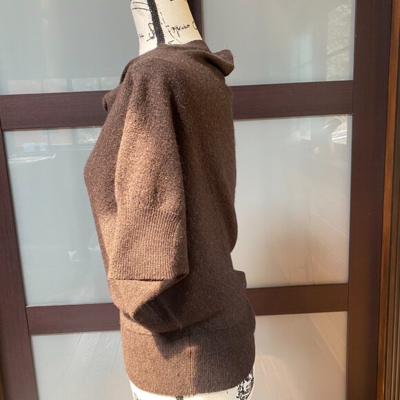 Anthropologie Moth Asymmetrical Drapey Sweater - Size S - Picture 4 of 7